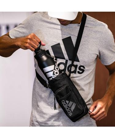adidas Hydration Crossbody Black/White - One Size | Lightweight Water Bottle Holder - Buy Online on GoSupps.com