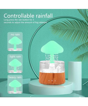 Cloud Rain Humidifier with 7 Color Changing Lights - Multifunctional Aroma Diffuser for Home - Grain - Buy Online on GoSupps.com