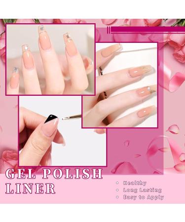 Liner Gel Nail Polish Set Nail Art Polish Gel Liner Nail Polish Nail Art Gel Polish Nail Designs Gel Nail Art Polish Nail Art Gel (Liner Gel Nail Polish Set (Liner Gel Nail Polish Set 6colors) - Buy Online on GoSupps.com