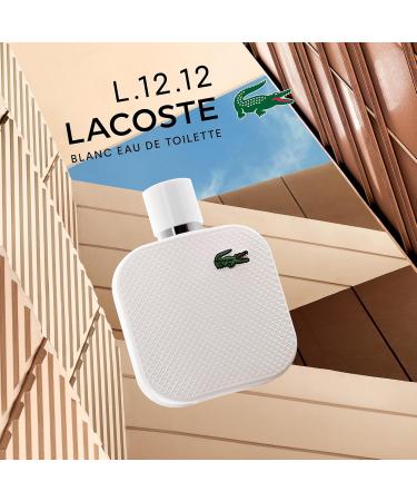 Lacoste L.12.12 Blanc Eau de toilette for Men 3.3 Fl Oz (Pack of 1) - Buy Online on GoSupps.com