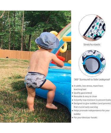 Big Elephant Unisex Toddler Potty Training Pants - 6 Pack Cotton Underwear Dinosaurs World 3T - Buy Online on GoSupps.com