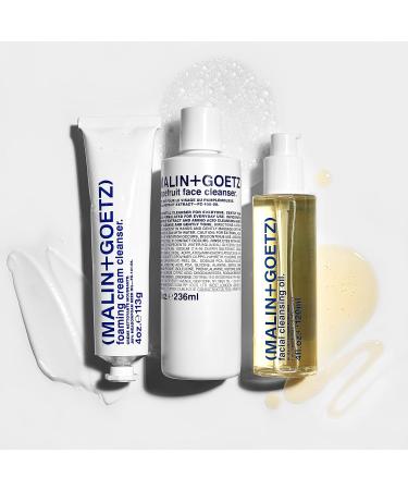 Malin + Goetz Foaming Cream Cleanser - Gentle Vegan Face Cleanser for All Skin Types 4 oz - Soothes & Moisturizes Skin Men & Women - Buy Online on GoSupps.com