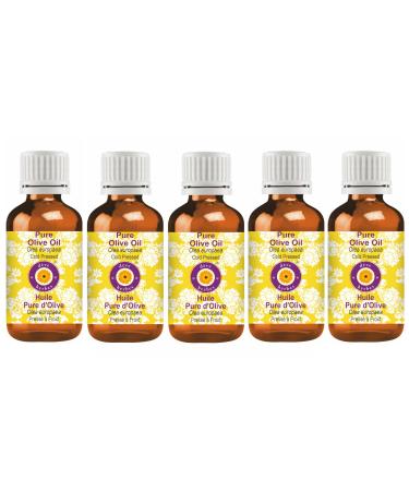 d ve herbes Pure Olive Oil (Olea europaea) Cold Pressed (Pack of Five) 100ml X 5 (16.9 oz) 3.38 Fl Oz (Pack of 5)