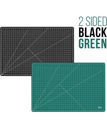 US Art Supply 24" x 36" GREEN/BLACK Professional Self Healing 5-Ply Double Sided Durable Non-Slip Cutting Mat Great for Scrapbooking  Quilting  Sewing and all Arts & Crafts Projects - Buy Online on GoSupps.com