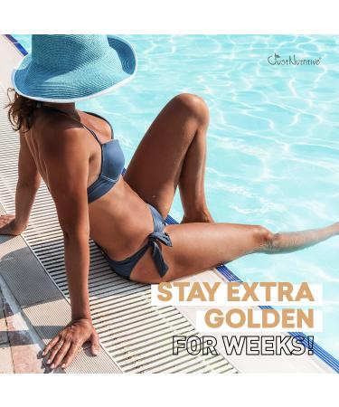 Body Nutritive Serum - Hydrating Body Oil for Outdoor Tanning | Natural Skin Moisturizer for Sun Kissed Glow - Just Nutritive 8 Oz - Buy Online on GoSupps.com