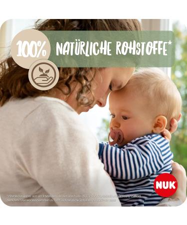 Nuk Nature Start Set - 2 Temperature Control Bottles (150ml & 260ml) + Pacifier for 0-6 Months - Multi-Colored - Buy Online on GoSupps.com
