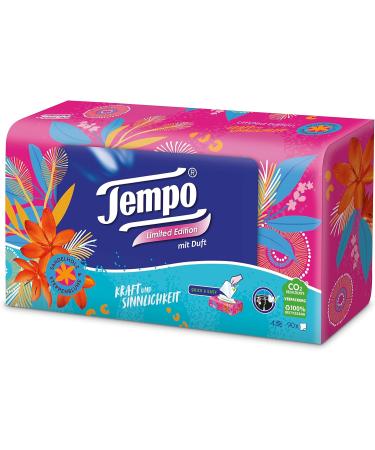 Tempo Scented Tissue Box - POWER and SENSUALITY | 6 Packs (2 x 90 Tissues) | International Shipping Available - Buy Online on GoSupps.com