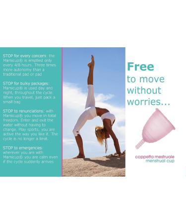 Buy MamiCup Kit Menstrual Cup M+L (Pink) Soft & Flexible Reusable Medical Silicone for Ultimate Comfort & Eco-Friendly Periods - Buy Online on GoSupps.com