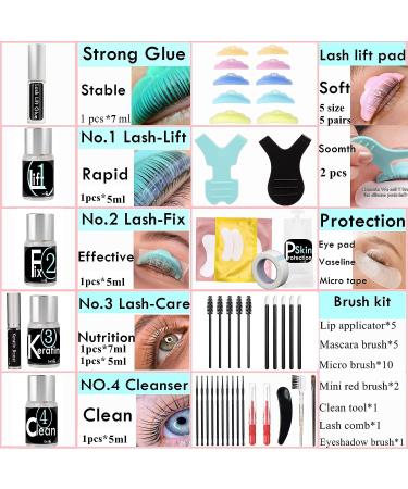 Lash Lift and Brow Lamination 2-in-1 Kit - Rapid 5 Minute Eyelash and Eyebrow Lift for Visible Volume, Lasts 6 Weeks, 8+ Applications - Buy Online on GoSupps.com