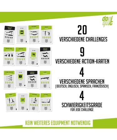 Don't Quit - Survivor Challenge Fitness Card Game | Full Body Workout Cards for All Levels - Buy Online on GoSupps.com