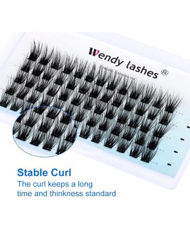 15mm D Curl 0.07mm Individual DIY Eyelash Extension Clusters - Soft and Wispy | Reusable Lash Clusters - FD-D13-0.07-D15 - Buy Online on GoSupps.com