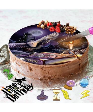 17-Piece Harry Potter Cake Topper Set | Edible Fondant Decor & Accessories for Birthday Cakes | 20cm Tortendeko for Young Girls - Buy Online on GoSupps.com