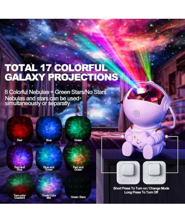 Buy Burnnov Astronaut Starry Projector LED - 8 Fog & 2 Star Modes Remote Control Adjustable Brightness & 360 Rotation for Kids & Adults | International Shipping Available - Buy Online on GoSupps.com