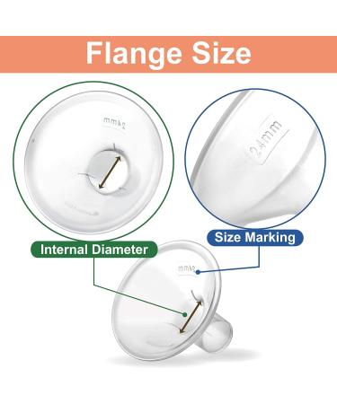 Maymom Myfit 19mm Shields for Medela Breast Pump - 2 Pcs Narrow Connector for Maxi Freestyle Flex - Buy Online on GoSupps.com