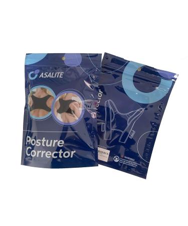 Posture Corrector for Men & Women | Adjustable Shoulder & Back Support Brace for Neck Pain Relief | Comfortable & Effective - Black Large - Buy Online on GoSupps.com