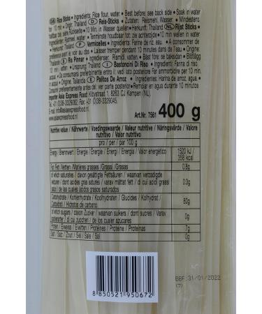 Farmer Rice Noodles - Thai 10mm Rice Flour Noodles | 400g - Authentic Asian Cooking - Buy Online on GoSupps.com