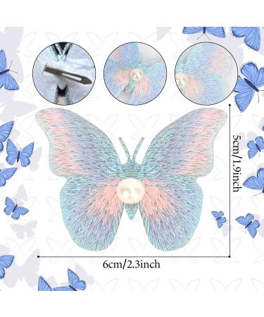 Arqumi Butterfly Hair Clips 8PCS - Colorful Non-Slip Hair Accessories for Girls, Teens, and Women - Buy Online on GoSupps.com