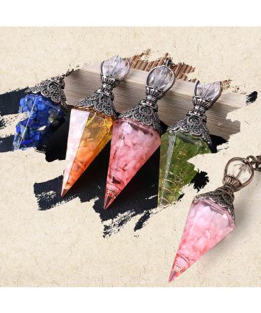 RVSWIHFA Lapis Lazuli Healing Stones and Crystals Dowsing Pendulum Healing Crystal Points Gemstone Pendulum Scrying Dowser Reiki Crystals Resin Chip Stone Divination Wicca Crystal Therapy Meditation - Buy Online on GoSupps.com