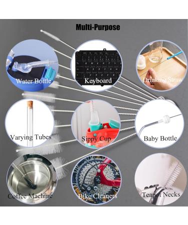 FOREVERIE Multipurpose Flexible Cleaner Brush for Cleaning Straws Sippy Cups Bottles Tube and Pipes Nozzles Small Corner Area Set of 10 Bristles Size from Tiny to Large 10 3 to 25 mm x L 210 MM / 0.13-1 x 8.3 In - Buy Online on GoSupps.com