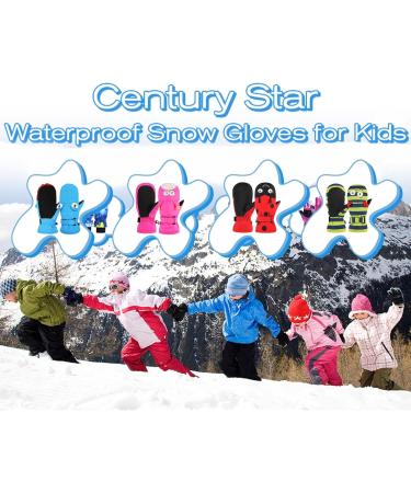 Buy Lovmead Kids Ski Gloves | Warm Waterproof & Windproof Winter Gloves for Boys & Girls (Ages 1-10) | Toddler Snow & Ski Gear in Red - Buy Online on GoSupps.com
