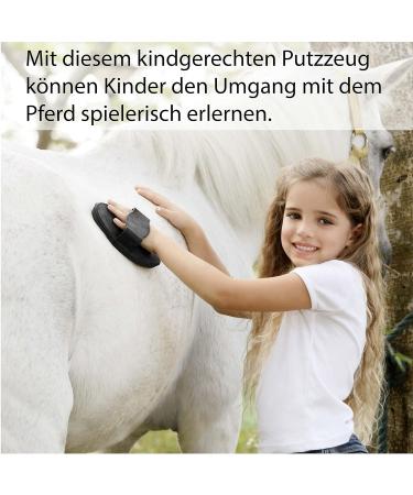 Rubber Seal Brush for Pets - Ideal for Horses Dogs & Cats | College Cleaning & Massage Tool | Health & Well-Being (1x for Kids) - Buy Online on GoSupps.com