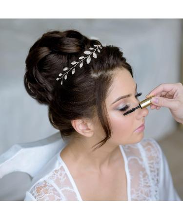 Bridal Pearls and Rhinestone Wedding Hair Accessories - Crystal Hair Piece Combs for Brides and Bridesmaids (23 Pack, Silver) - Buy Online on GoSupps.com