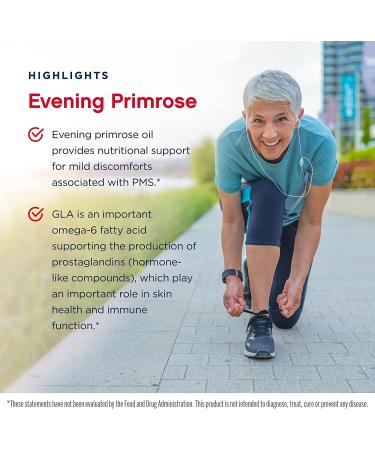 Jarrow Formulas Evening Primrose Oil 1300 mg - 60 Softgels | Support Skin & Hormonal Health - Buy Online on GoSupps.com