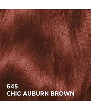 L'Oreal Paris Superior Preference Hair Dye Hair Color for Women 645 Chic Auburn Brown Hair Dye Permanent Hair Color 100% Grey Coverage 9 weeks of Luminous Fade-Defying 1 Hair Dye Kit (Pack of 2) (Packaging May Vary) Chic Auburn Brown Red - Buy Online on GoSupps.com