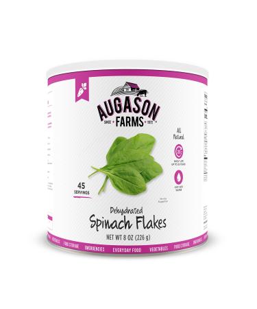 Augason Farms Dehydrated Spinach Flakes 8 oz No. 10 Can