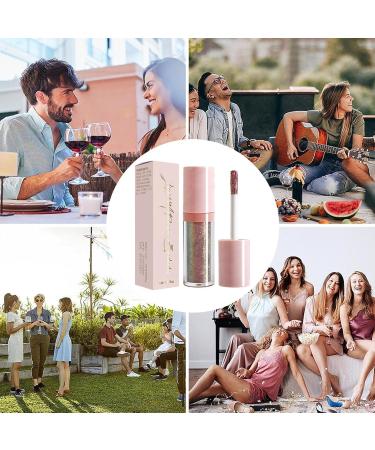  G n rique Liquid Eyeshadow High Pigment Glitter Waterproof Long Lasting Eye Makeup Quick Dry Lightweight Formula Smooth Blendable Texture for 10ml Party Daily Wear - Buy Online on GoSupps.com