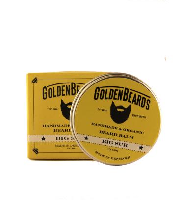 Organic Beard Balm - Big Sur - 30ml - 100% | Moisturise your beard and skin the perfect grooming product mens beard grooming Golden Beards 100% Organic & Natural Oils for real beards.Beards Set