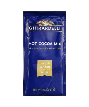 Ghirardelli Hot Cocoa with Semi-Sweet Chocolate Chips - 16 packets - Buy Online on GoSupps.com