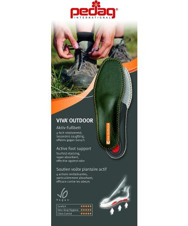 Pedag Viva Outdoor Orthotic with Semi-Rigid Arch Support - Durable & Rugged Design for Women's US Size 10/Men's Size 7/EU Size 40 - Buy Online on GoSupps.com