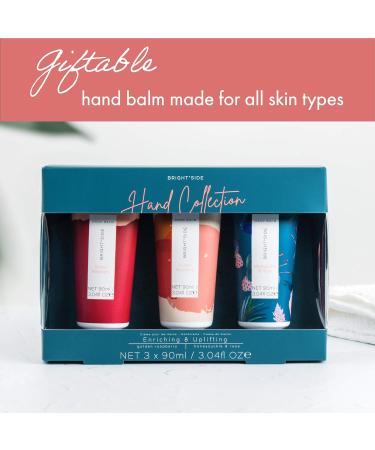 Scented Hand Cream Gift Set | Brightside Hand Balm Collection - 3x90ml Luxury Moisturizers for Soft Skin - Buy Online on GoSupps.com