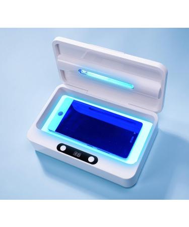 Portable UV Light Sanitizer Box - USA EPA Approved UVC Cleaner for Phones & Travel - Kill 99.9% of Germs by Savvy Beauty - Buy Online on GoSupps.com