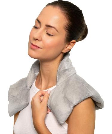 Lavender Microwave Heating Pad for Back & Neck Pain Relief - Aromatherapy Shoulder Wrap - Buy Online on GoSupps.com