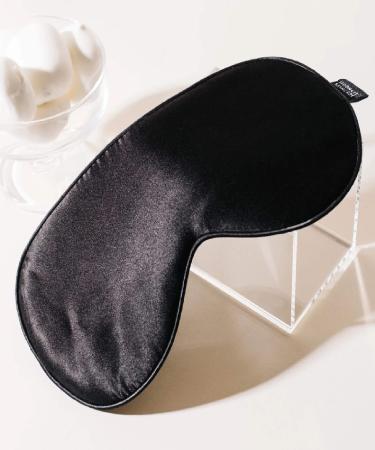Blackout Silk Sleeping Eyemask by MOONLIT SKINCARE | 100% High Grade Mulberry Silk | Cute Luxury Mask for Sleeping Travel & Gifting