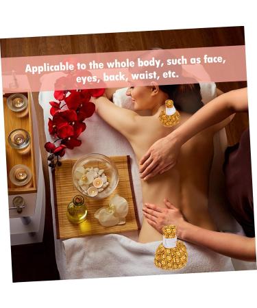 Lurrose 3-Set Warm Roasted Wormwood Rolls - Body Relaxing Spa Bag Thai Massage Fleece Manual Massage Balls for Ultimate Relaxation - Buy Online on GoSupps.com