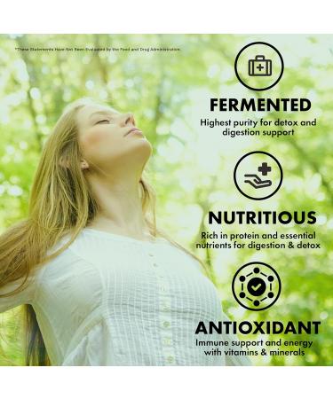 The Chlorella Company Fermented Chlorella & Spirulina Tablets | Broken Cell Wall | 3 Month Supply | Gluten-Free Vegan Non-GMO - Buy Online on GoSupps.com