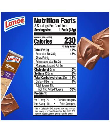Lance Nekot Fudge Sandwich Cookies - 8 Count Box - Buy Online on GoSupps.com