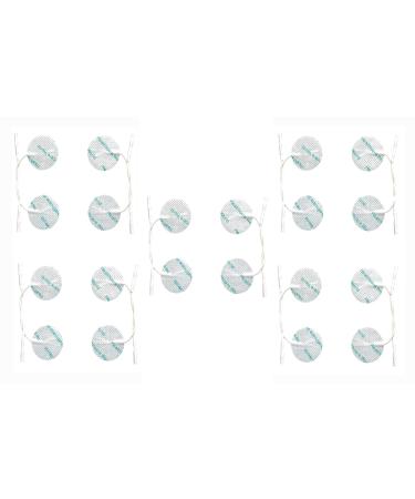 Healthcare World Tens electrode pads (20 pieces) round self-adhesive electrodes targeted pain relief compatible with neurotrac and flexi-level devices