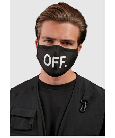 Urban Classics Unisex Face Mask OFF 2-Pack - Everyday Black Masks for All | International Shipping Available - Buy Online on GoSupps.com