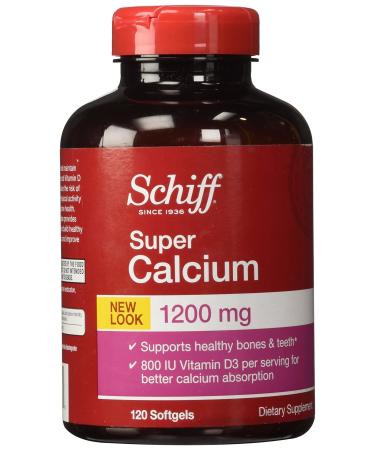 Schiff Super Calcium 1200 mg 120 Softgels