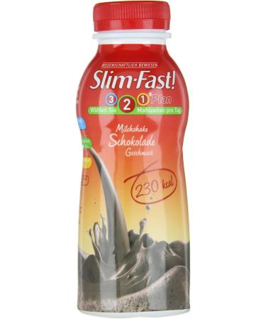  SlimFast Slim-Fast Ready to Use Chocolate Drinks 6 x 325 ml - Buy Online on GoSupps.com