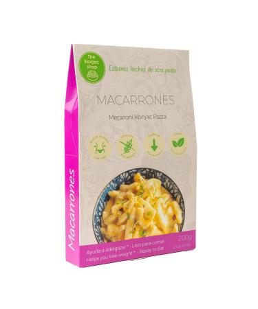 The Konjac Shop The Konjac Shop - Macaroni Konjac 270g - Gluten Free - Low Calories and Carbs - Ideal for Keto Vegan LowCarb (1 unit)