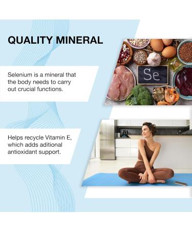Puregen Labs Selenium 200 mcg Yeast Free Essential Mineral - 500 Vegetarian Tablets | Immune & Antioxidant Support | Non-GMO Gluten Free - Buy Online on GoSupps.com