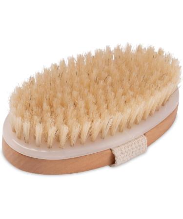 K-Pro Dry Brush Body Brush - Natural Bristles for Cellulite | Eco-Friendly Wooden Body Scrub Tool - Buy Online on GoSupps.com