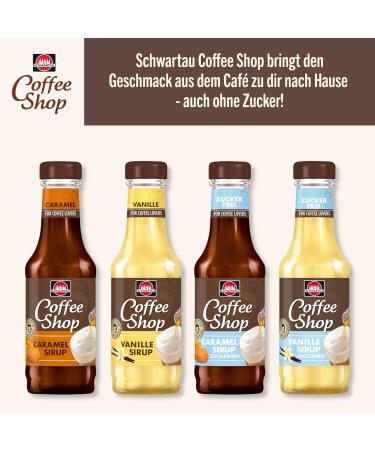 Schwartau Coffee Shop Caramel Syrup - 200ml | Enhance Your Coffee Specialties | International Shipping Available - Buy Online on GoSupps.com