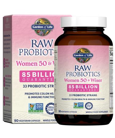 Garden of Life RAW Probiotics Women 50 & Wiser 90 Vegetarian Capsules