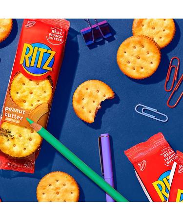 RITZ Peanut Butter Sandwich Crackers Family Size 16-Pack 1.38 oz - Delicious Snack for Families - Buy Online on GoSupps.com